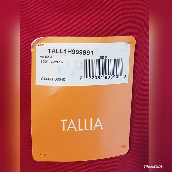 NWT ❤ TALLIA Red Sports Coat Size 40R - Picture 4 of 11